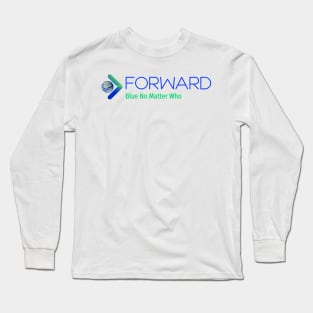 Blue No Matter Who Forward Long Sleeve T-Shirt